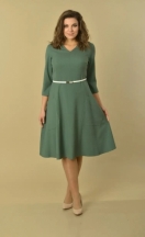 Платье 1943 зеленый Леди стиль классик