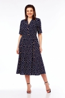 Платье 2338/круги Леди стиль классик