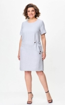 Платье 2469 серый Мода-Версаль